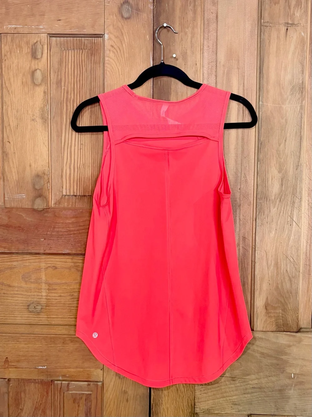 Lululemon – Sculpt Tank Top – Pale Raspberry Mesh Back Active Tank – Sz. 6